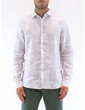 Camicia in lino a fiori