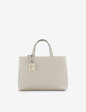Shopper media con doppi manici e tracolla