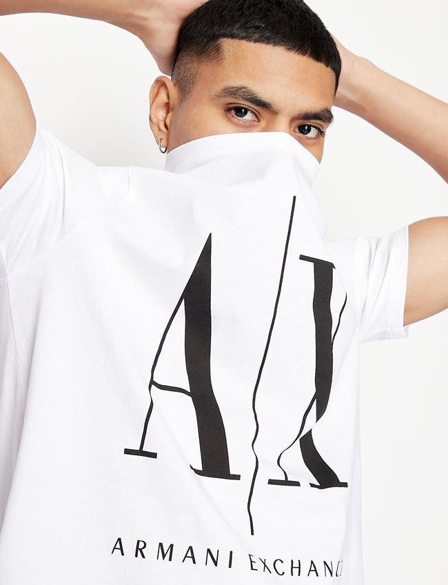 Tshirt con logo bianca