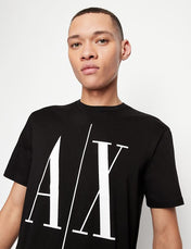 Tshirt con logo nera