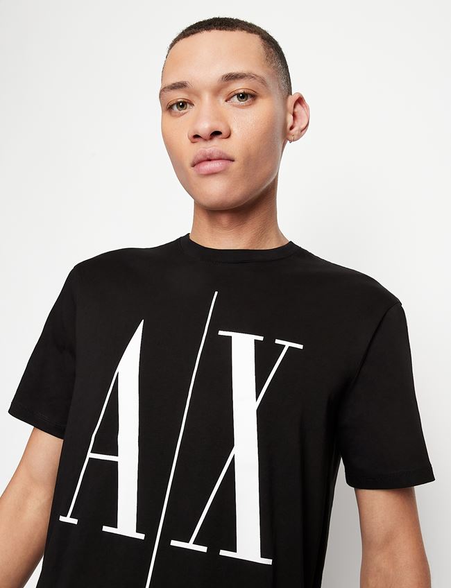 Tshirt con logo nera