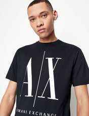 Tshirt con logo blu