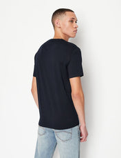 Tshirt con logo blu