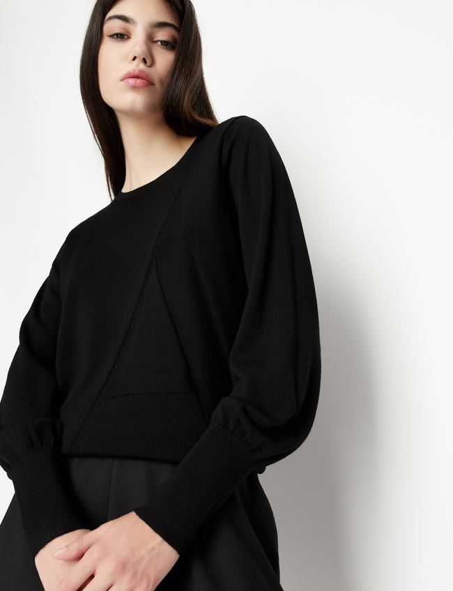 Maglione girocollo in Lana Merino