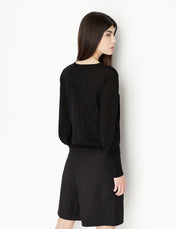 Maglione girocollo in Lana Merino