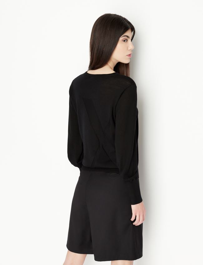 Maglione girocollo in Lana Merino