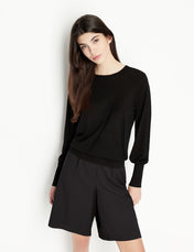 Maglione girocollo in Lana Merino