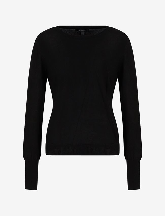 Maglione girocollo in Lana Merino