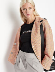 Tshirt nera con logo