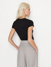 Tshirt nera con logo