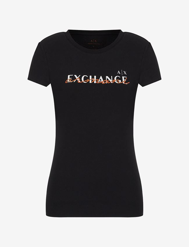 Tshirt nera con logo