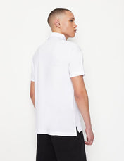 Polo bianca con logo