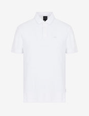 Polo bianca con logo