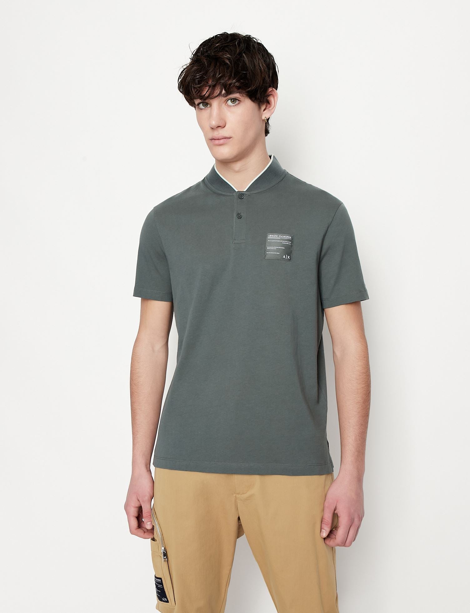 Polo collo alla coreana