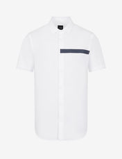 Camicia tinta unita manica corta