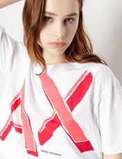 Tshirt cropped bianca