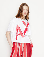 Tshirt cropped bianca