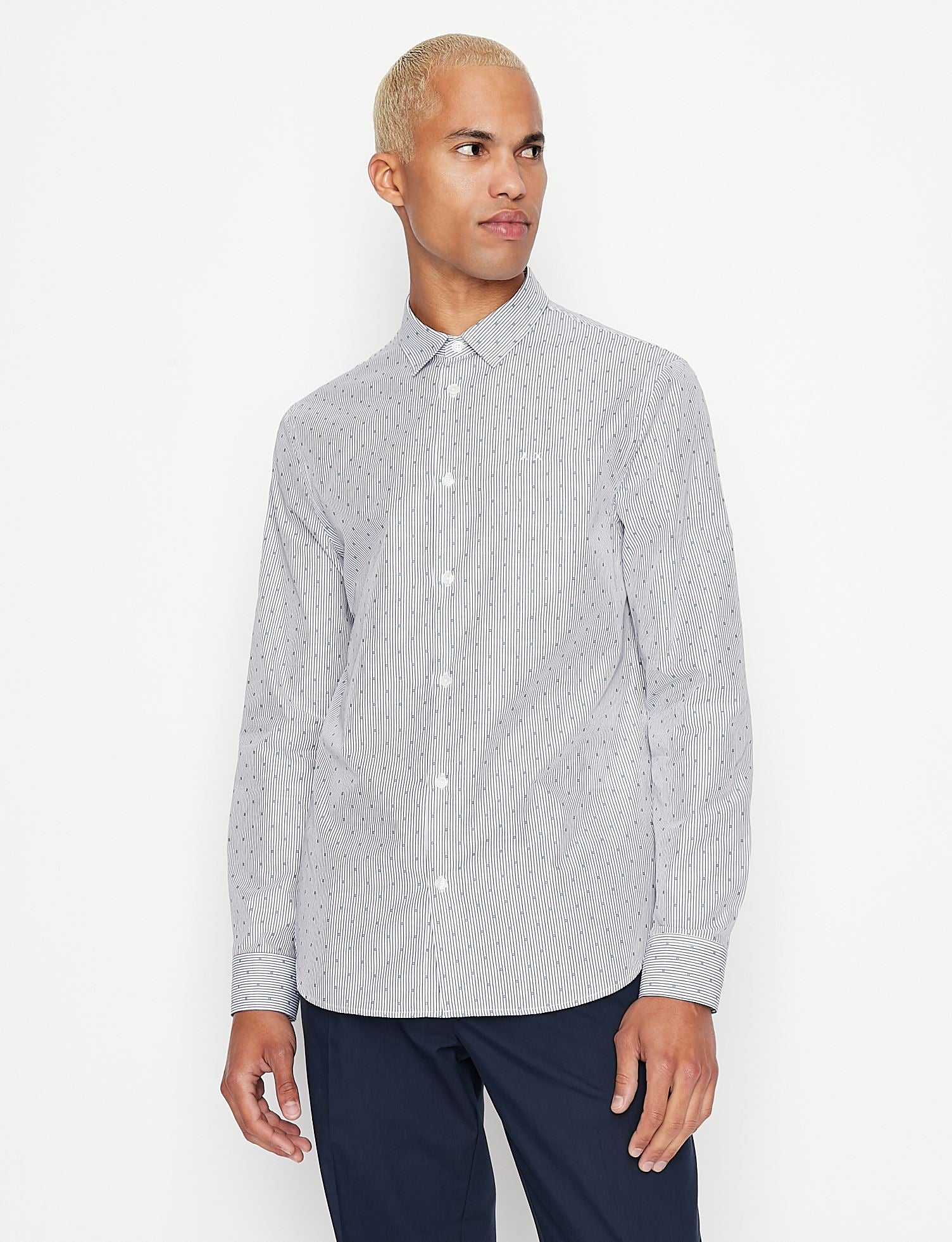 Camicia in microfantasia