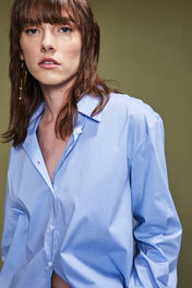Camicia over in popeline