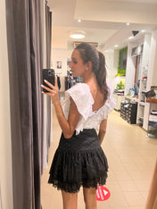 Top in pizzo sangallo