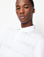 Polo con logo all over