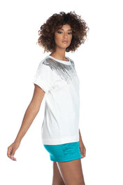 Tshirt con paillettes