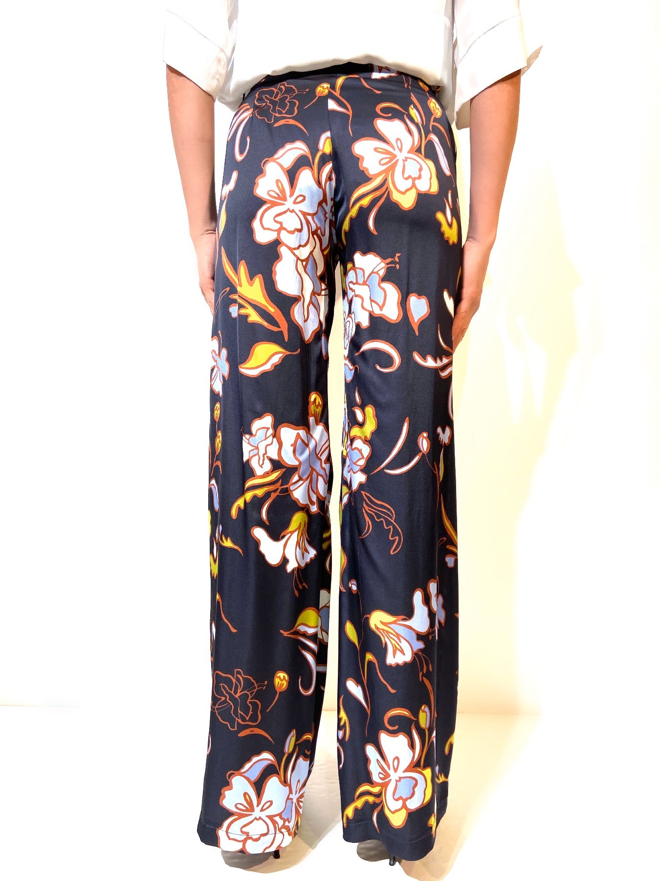 Pantaloni a palazzo in viscosa