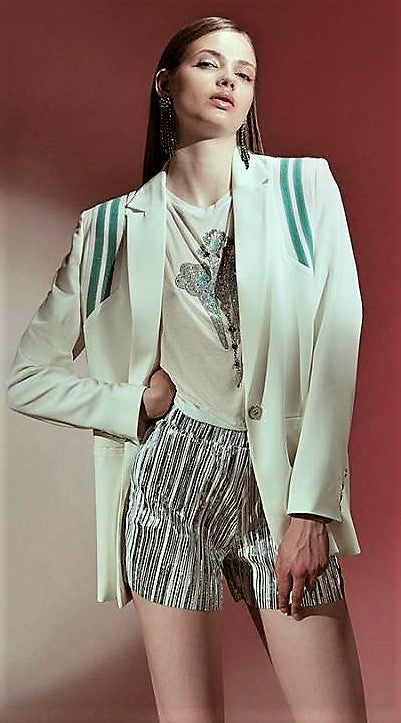 Giacca blazer foderata