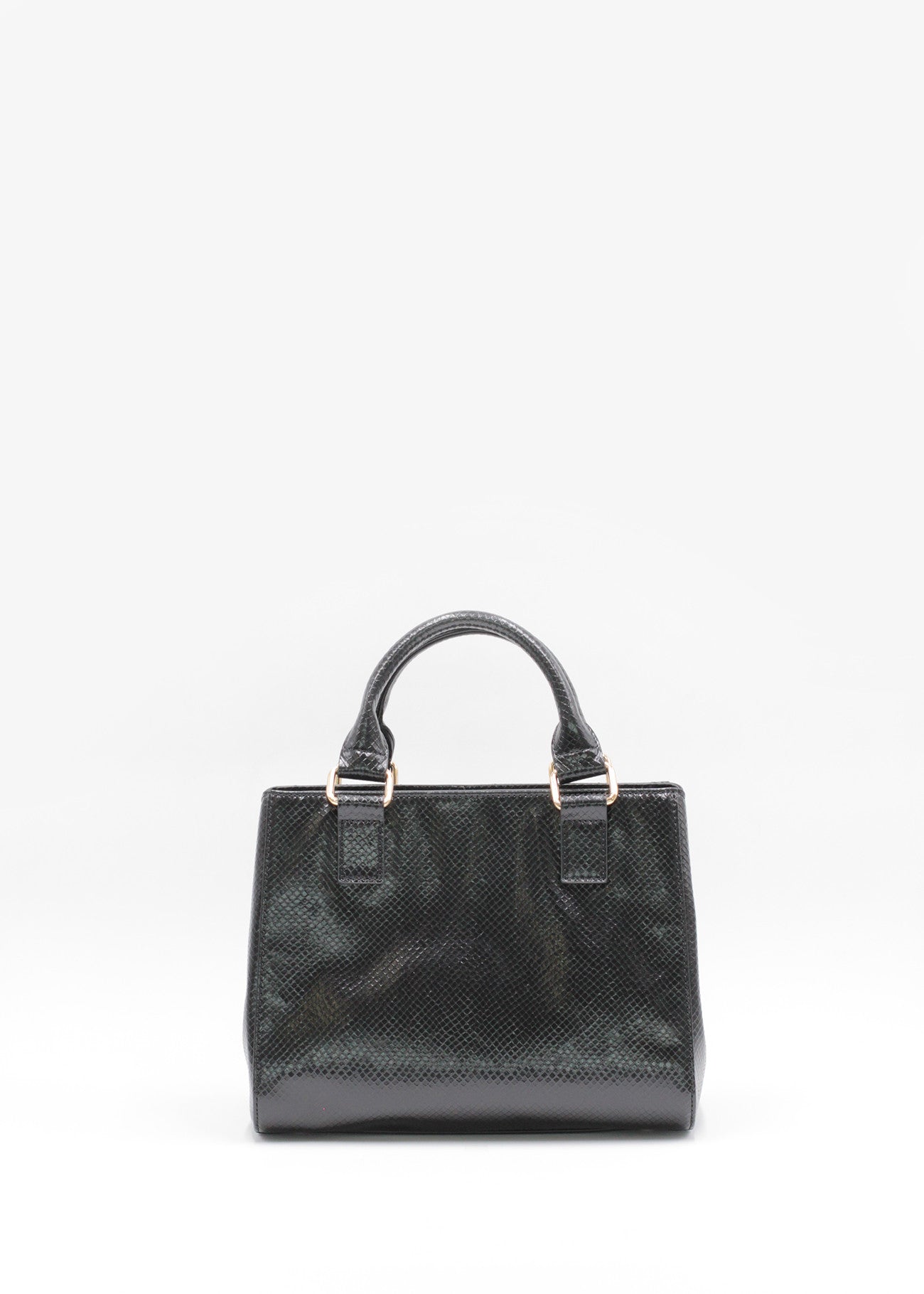 Shopping bag con motivo pitone
