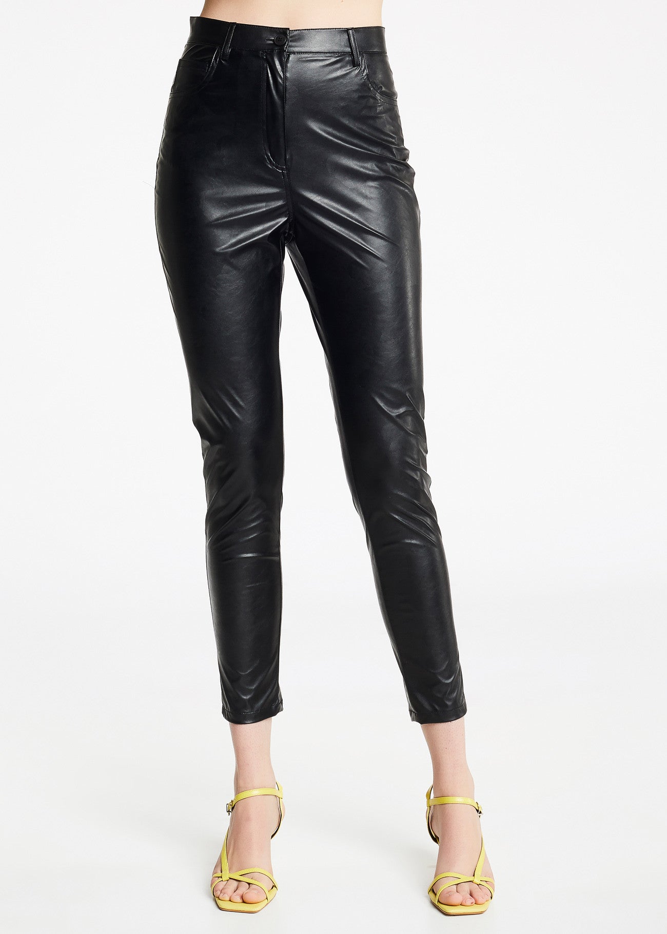 Panta capri similpelle