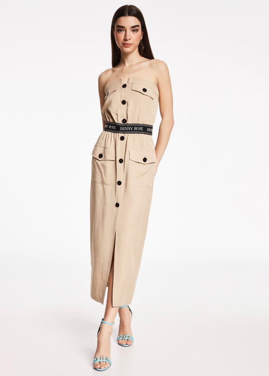Sandalo in pelle azzurro