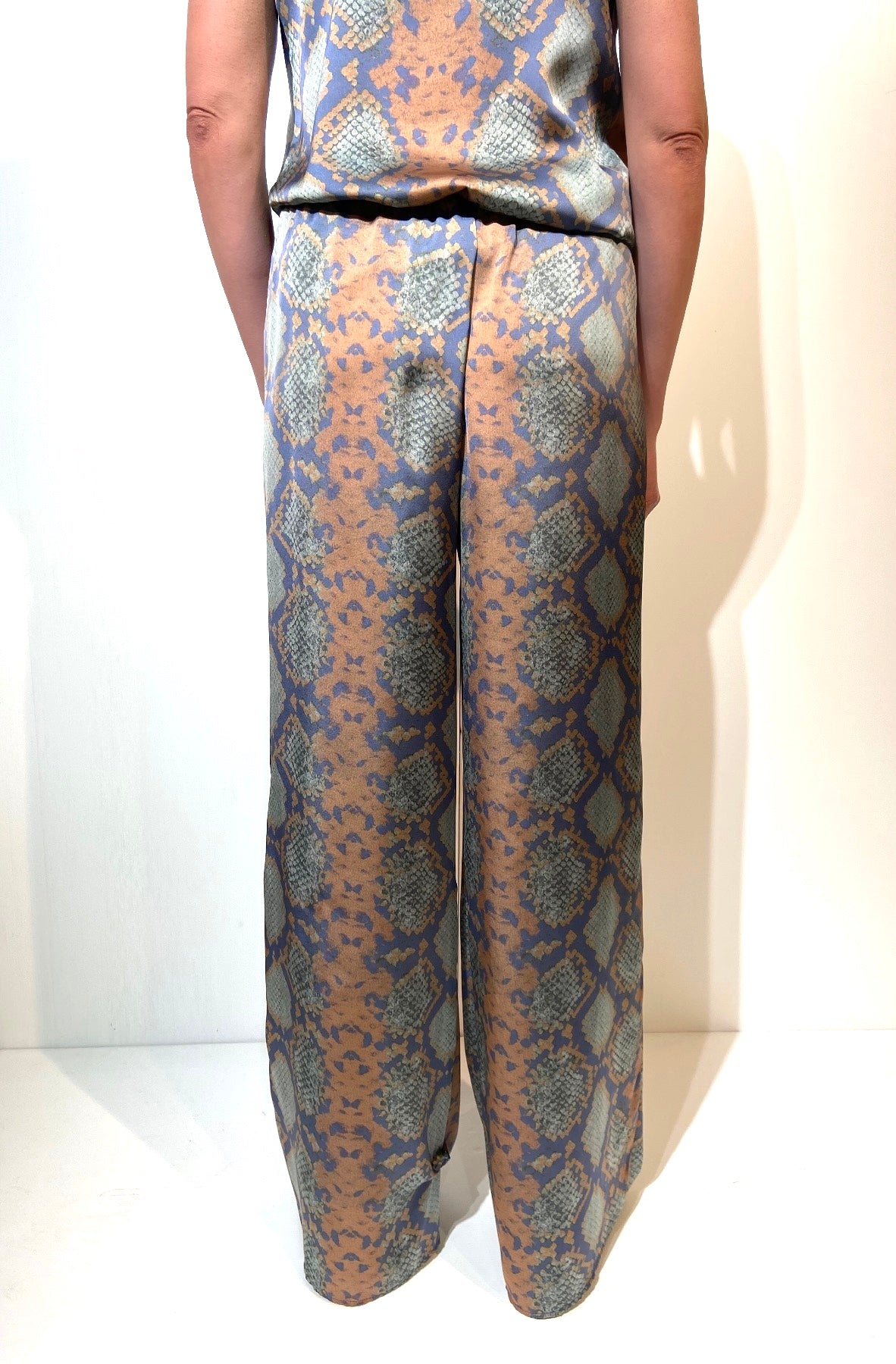 Pantalone a palazzo pitonato