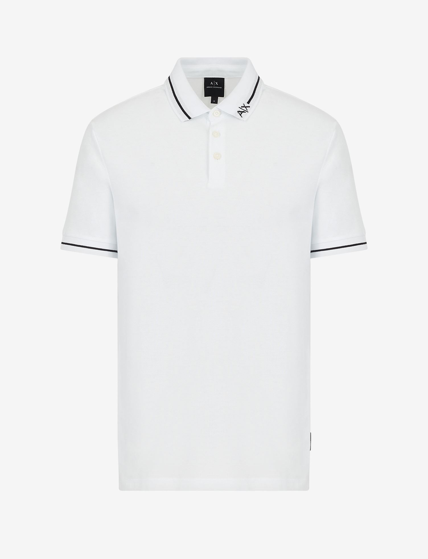 Polo in cotone bianca