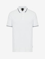 Polo in cotone bianca