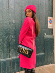 Cappotto fuxia sfiancato