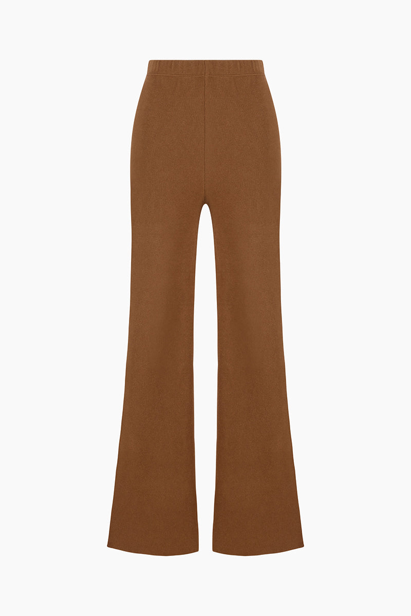 Pantalone palazzo in maglia