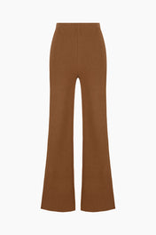 Pantalone palazzo in maglia