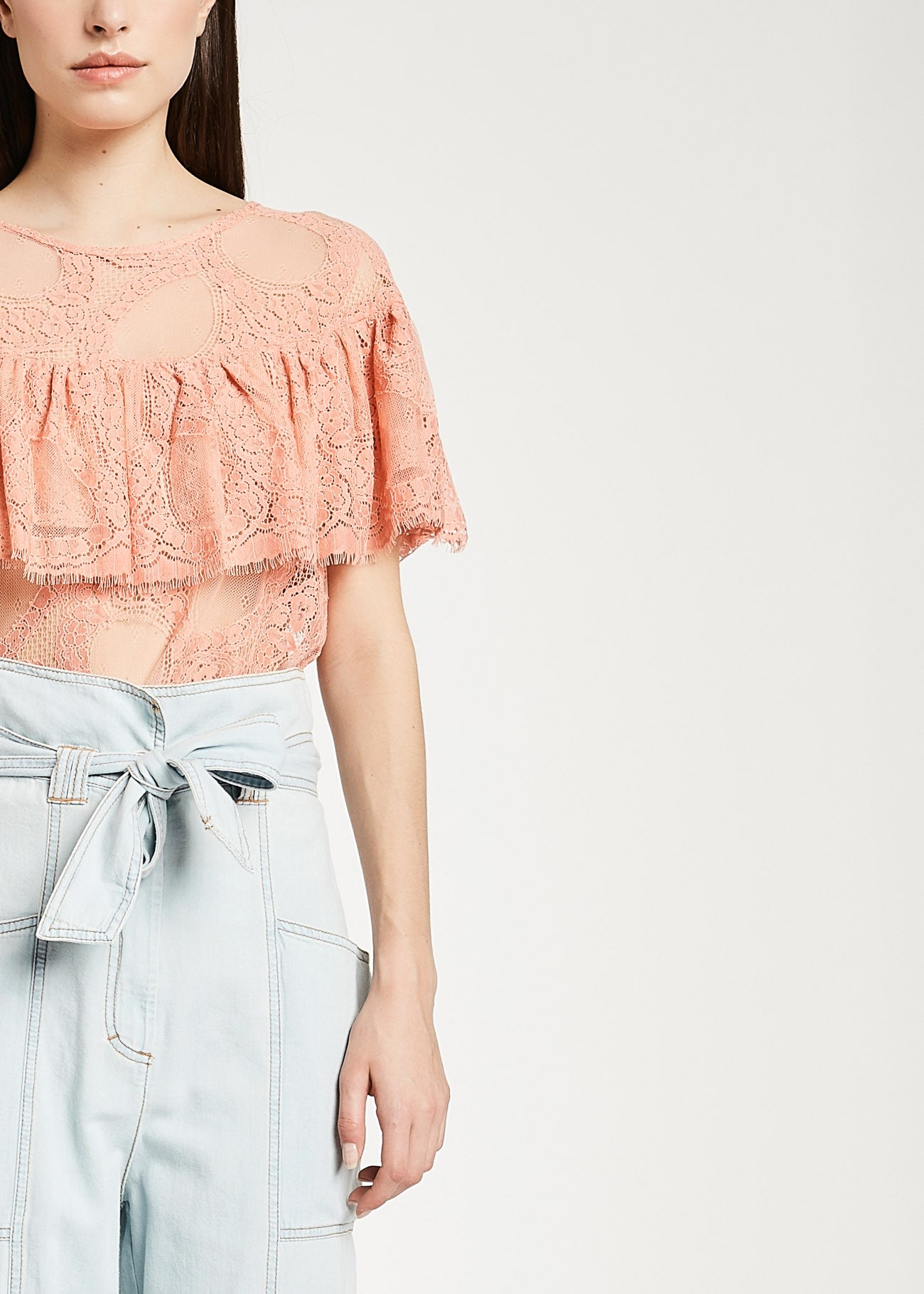 Blusa in pizzo