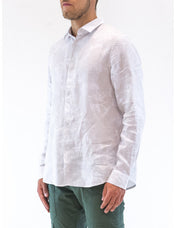 Camicia in lino a fiori