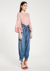 Blusa a cuori
