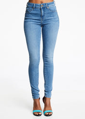 Jeggings vita alta