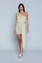 Abito lurex drappeggiato
