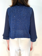 Cardigan in maglia lurex