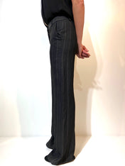Pantalone gessato a palazzo