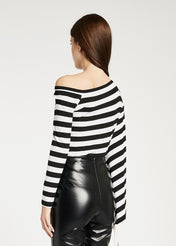 T-shirt in viscosa a righe