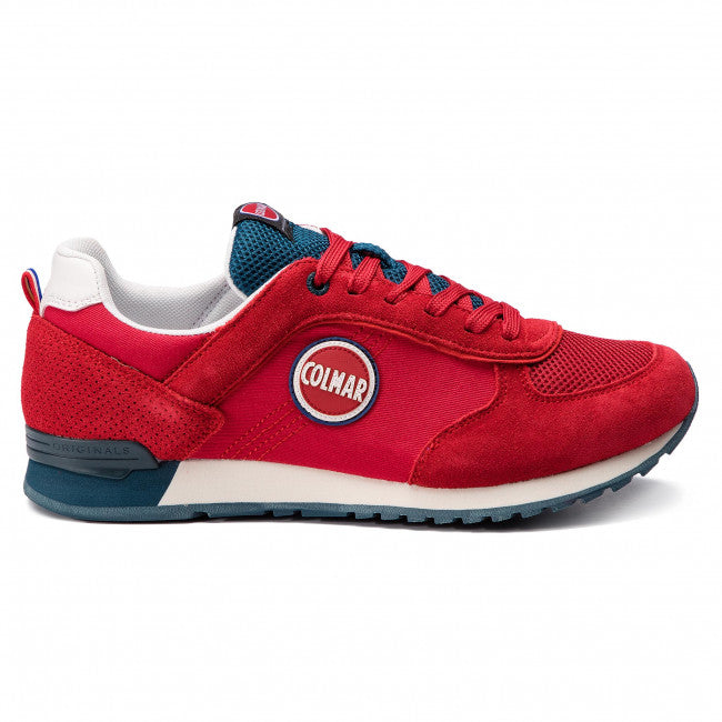 Sneaker Colmar rosse e blu