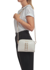 Borsa tracolla con motivo pitone