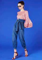 Blusa a cuori