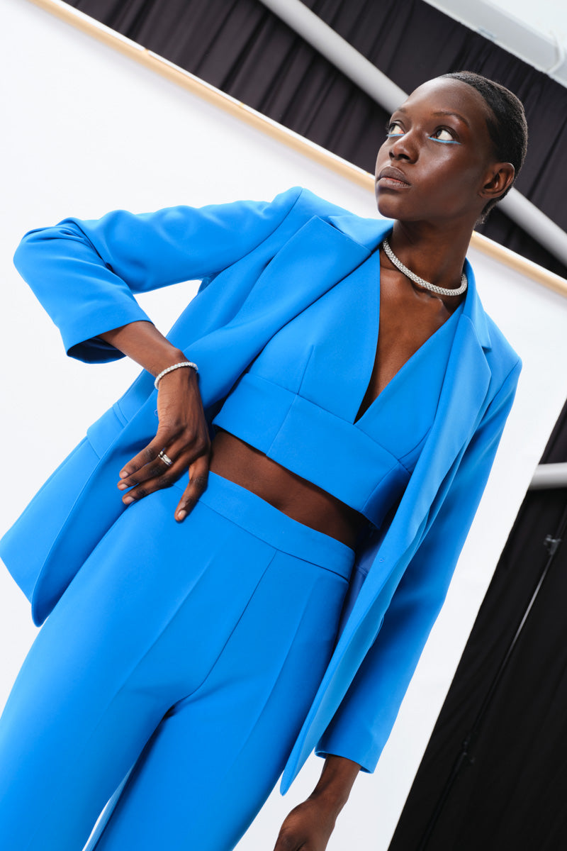 Tailleur coordinato top giacca e pantalone