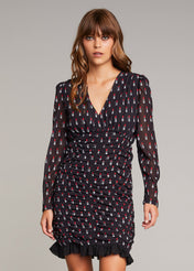 ABITO IN CREPE E GEORGETTE